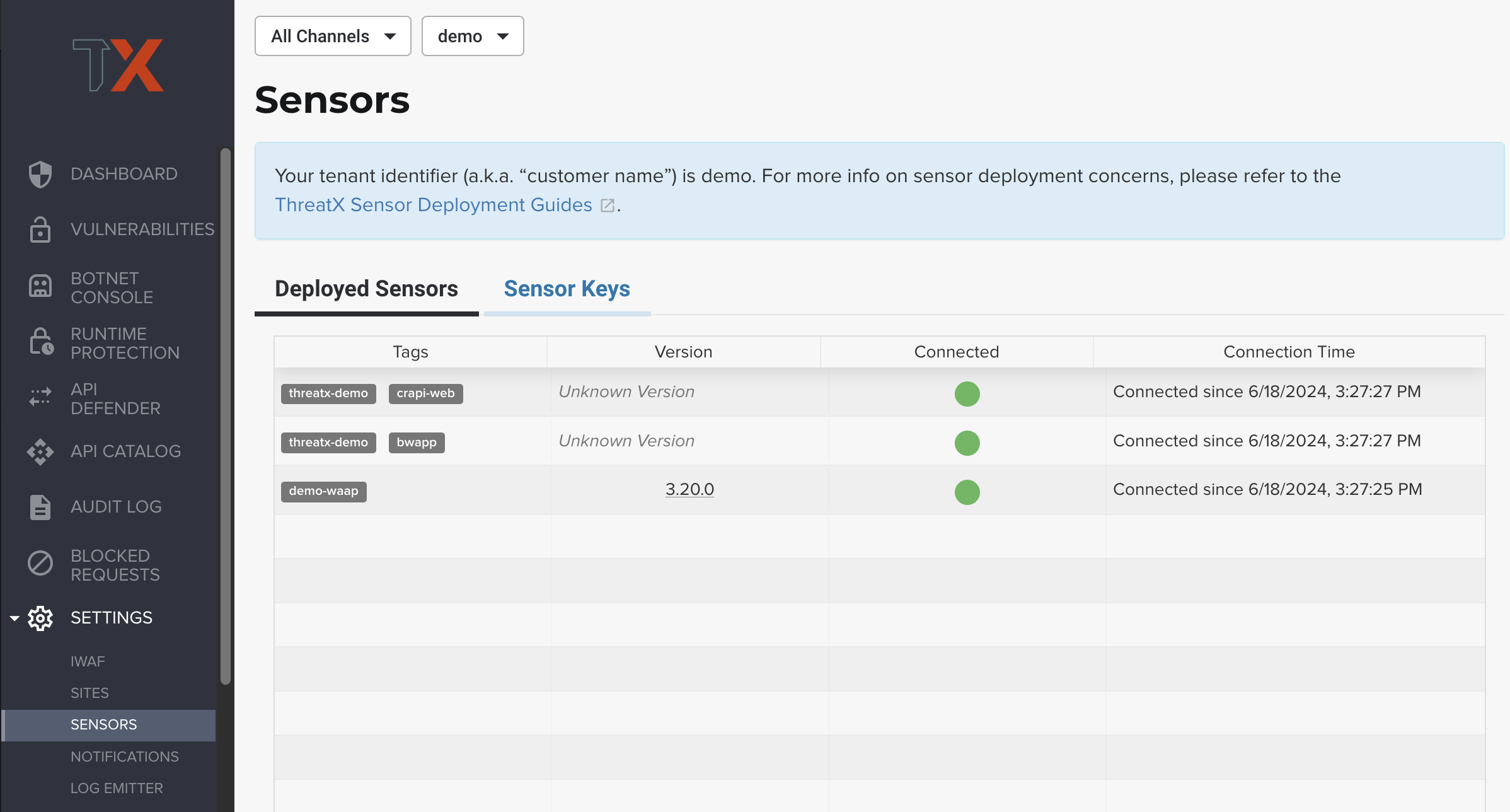 Sensor Tags